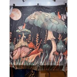 Psychedelic Mushroom Snail Wall Tapestry Psychedelic Wall Art Party Hippie